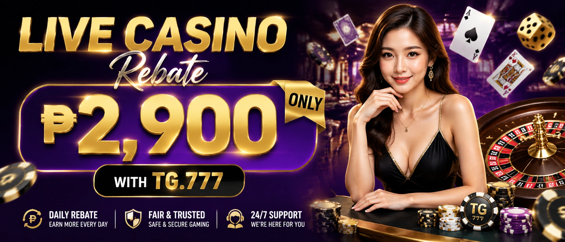 TG7772 Live Casino Philippines hero image